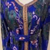 Blue floral kaftan
