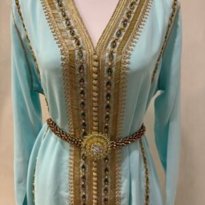 Powder blue kaftan