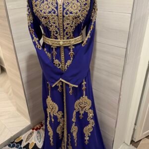 Alternative view of Violet embellished kaftan