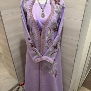 Alternative view of Lilac kaftan