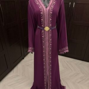 Alternative view of Purple kaftan