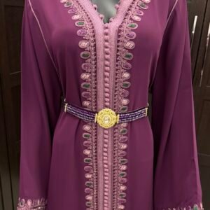 Purple kaftan
