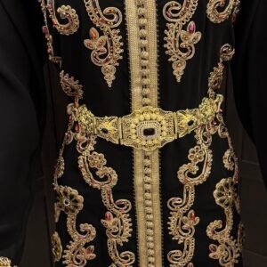 Black embellished kaftan 2