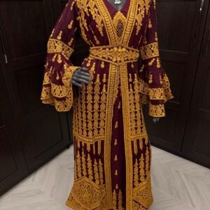 Alternative view of Plum embellished dress