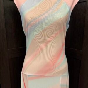 Pastel mesh dress