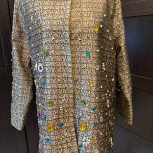 Gold embellished jacket