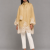 Soft yellow lace top