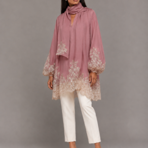 Pink lace top