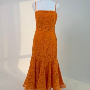 Alternative view of Lace orange dress