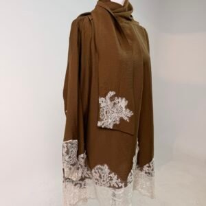 Alternative view of Brown lace top