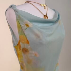 Alternative view of Blue daisies dress
