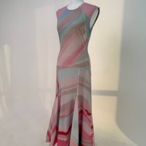 Alternative view of Mesh gradient dress