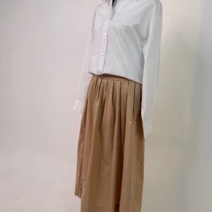 Alternative view of Studded beige skirt