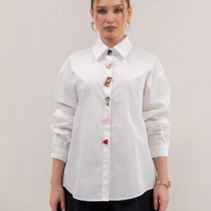 Mismatch buttons shirt